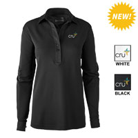 CRU COOLMAX OXFORD KNIT TUNIC, LADIES